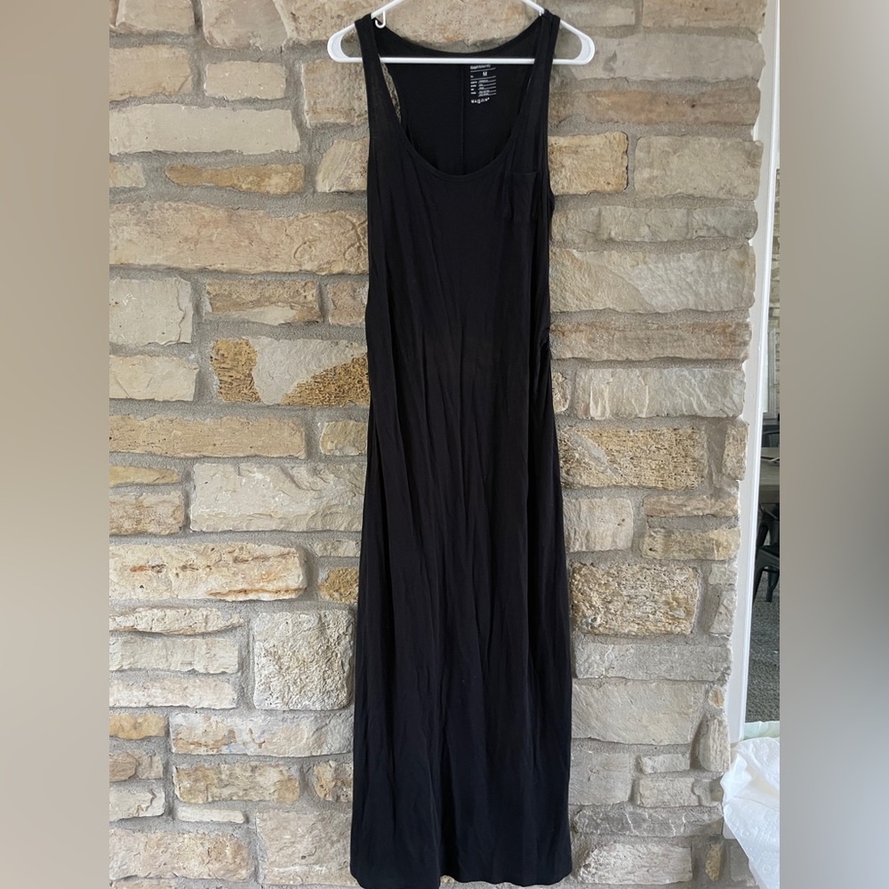 Black maxi Maternity dress. Size M. - Picture 2 of 3